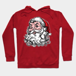 Retro Vintage Santa Claus Hoodie